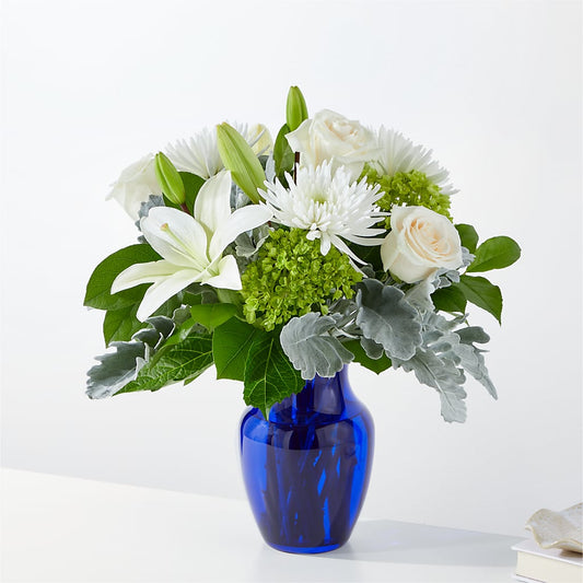 Snowy Dreams Bouquet – MARIA'S FLORAL CREATIONS, Bethel CT