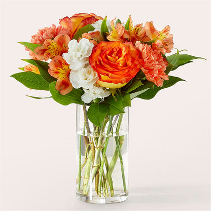 Apricot Glow Bouquet – MARIA'S FLORAL CREATIONS, Bethel CT