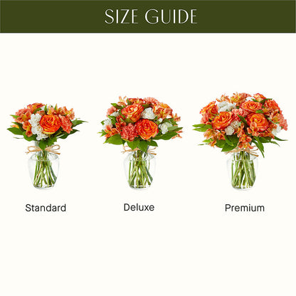 Apricot Glow Bouquet – MARIA'S FLORAL CREATIONS, Bethel CT