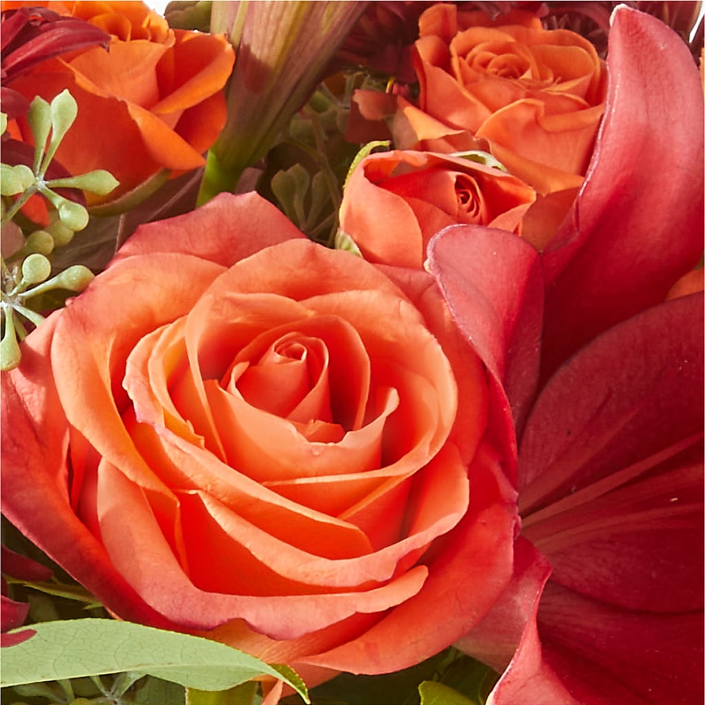 Crimson Leaves Bouquet – MARIA'S FLORAL CREATIONS, Bethel CT