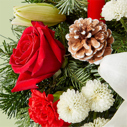 Seasonal Festivities Centerpiece – MARIA'S FLORAL CREATIONS, Bethel CT