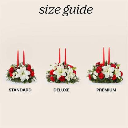 Seasonal Festivities Centerpiece – MARIA'S FLORAL CREATIONS, Bethel CT