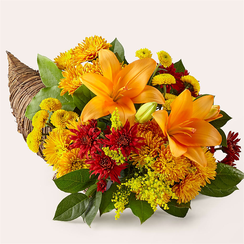 Feast of Color Cornucopia – MARIA'S FLORAL CREATIONS, Bethel CT