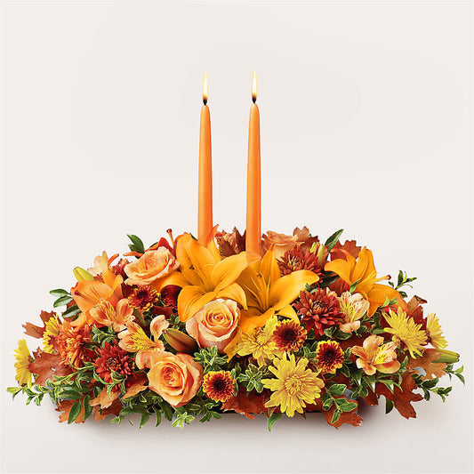 Traditions Centerpiece – MARIA'S FLORAL CREATIONS, Bethel CT