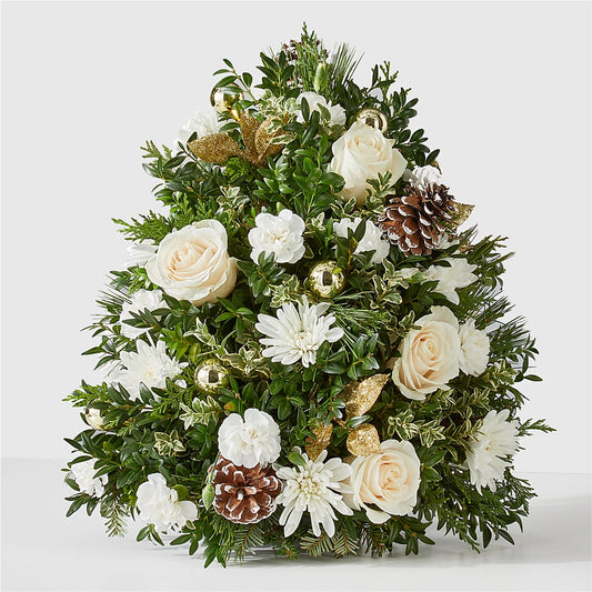 Snowed In Tree – MARIA'S FLORAL CREATIONS, Bethel CT