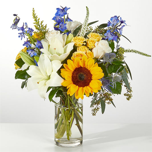 Wonderfully Sunny Bouquet – MARIA'S FLORAL CREATIONS, Bethel CT
