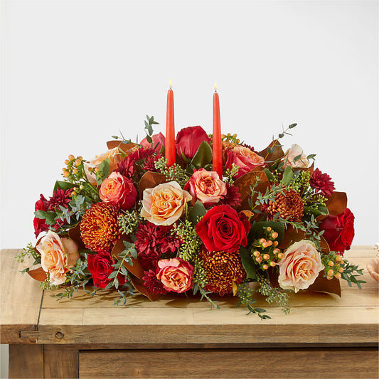 Gather Near Centerpiece – MARIA'S FLORAL CREATIONS, Bethel CT