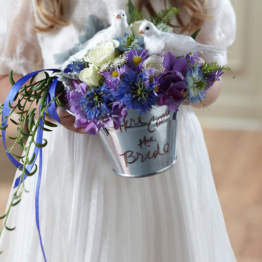 Enchantment Flower Girl Arrangement – MARIA'S FLORAL CREATIONS, Bethel CT