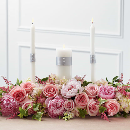 Worldwide Romance Unity Candle Arrangement – MARIA'S FLORAL CREATIONS, Bethel CT