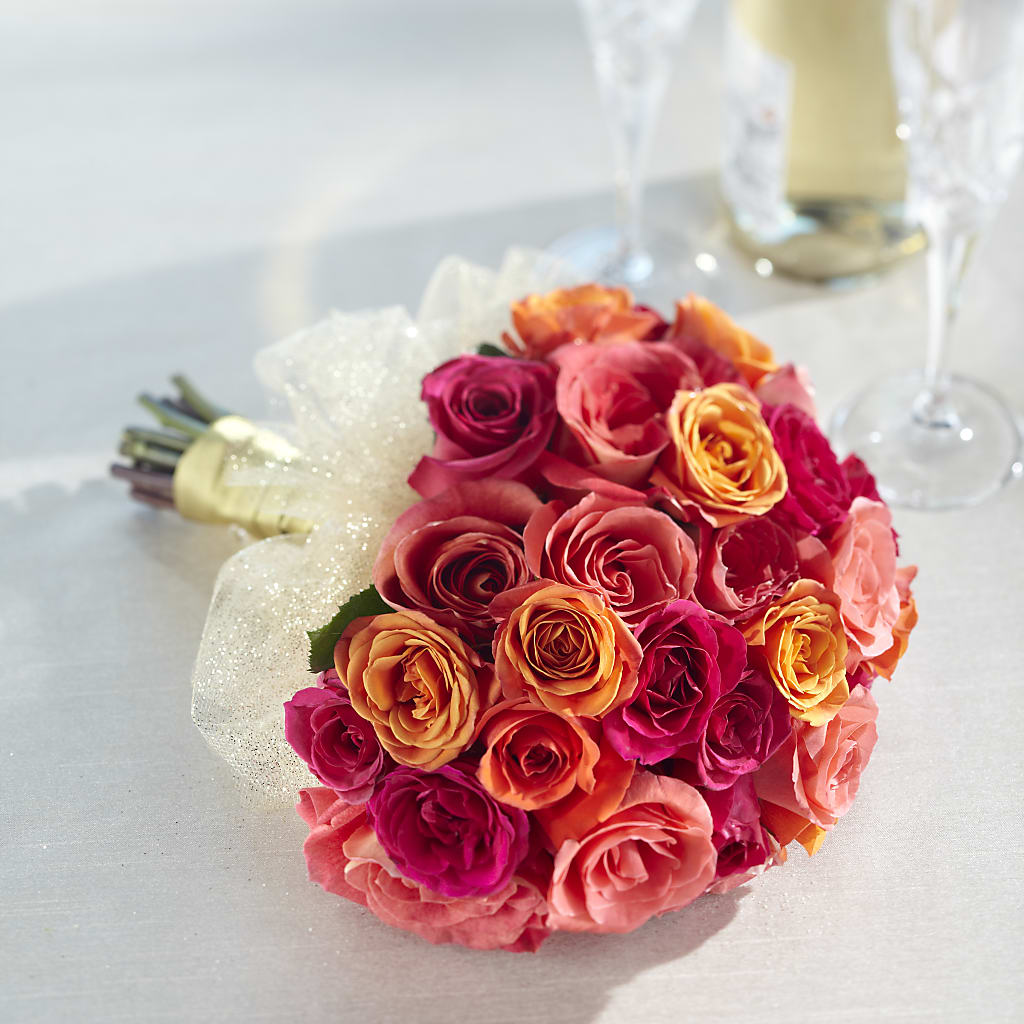 Sweet Roses Bouquet – MARIA'S FLORAL CREATIONS, Bethel CT