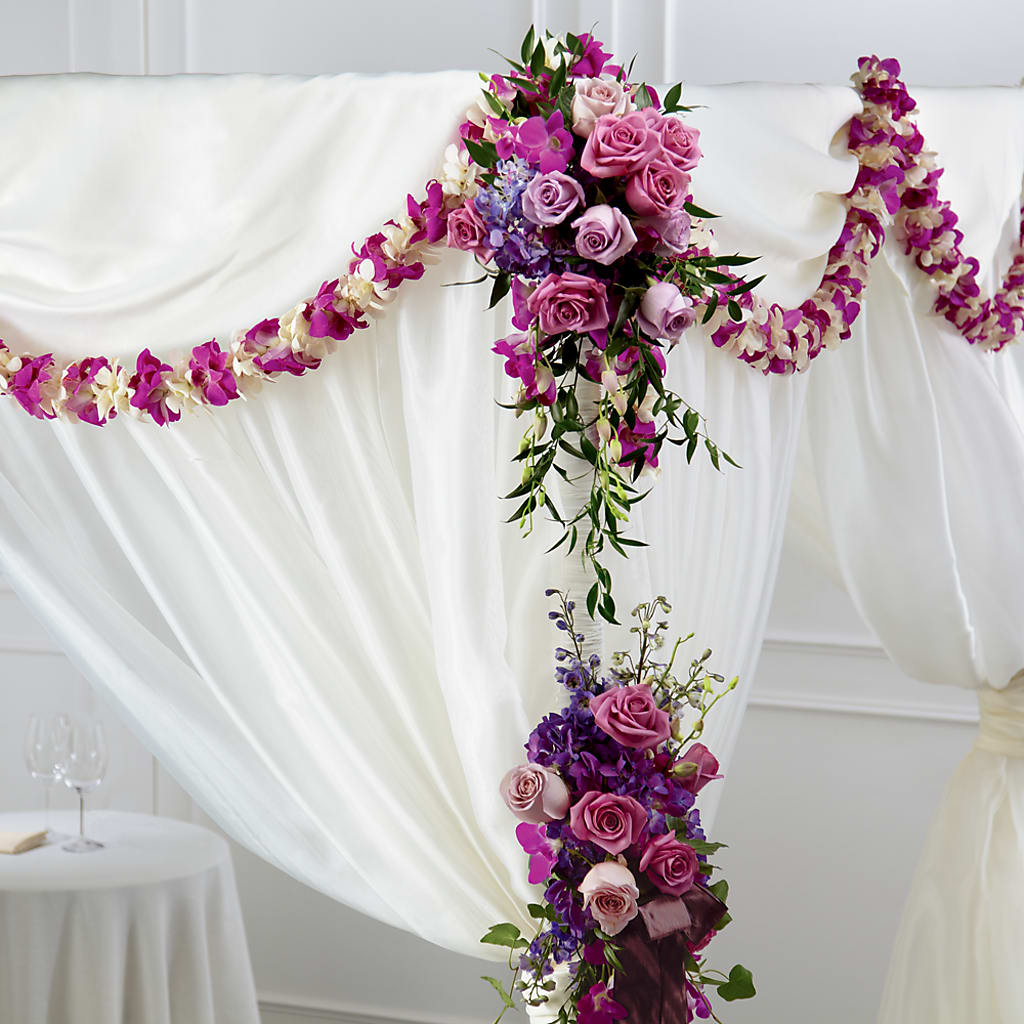 Color & Light Chuppah Decor – MARIA'S FLORAL CREATIONS, Bethel CT